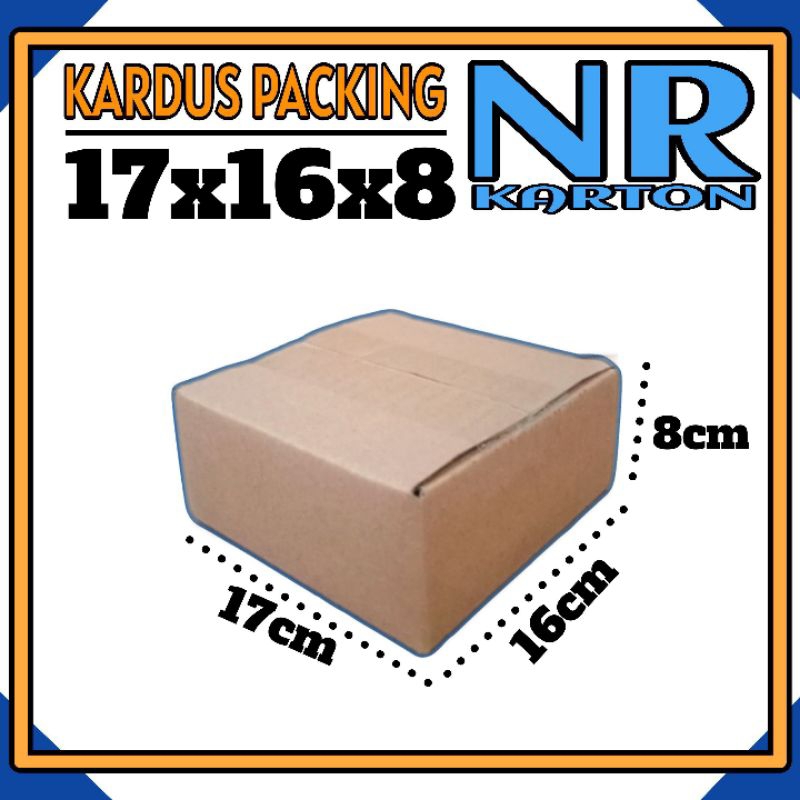 

kardus packing UK 17x16x8 kardus besar kardus kecil