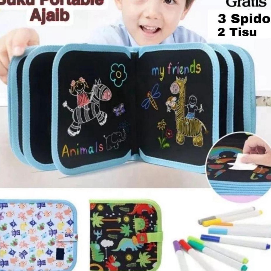 

BIG DISCOUNT Buku Gambar Portable Buku Gambar Ajaib Anak Bisa Dihapus Buku Gambar Hapus