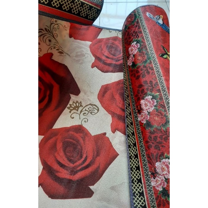 MURRRMERRR YAKIMURA PROMO  KARPET MOTIF GAMBAR BOLAK BALIK 12X18 CM SPONS YAKIMURA