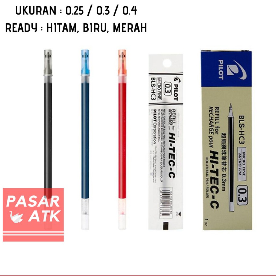 

DISCOUNT ISI REFILL Pulpen HITECC HITEC PILOT 25 3 4
