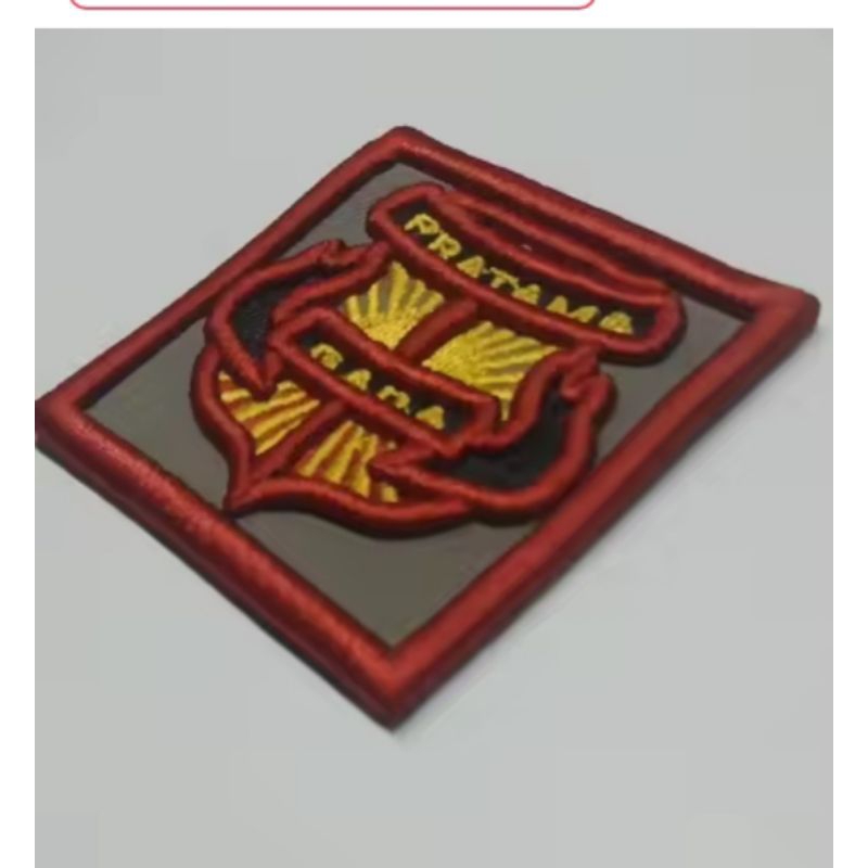 gada pratama timbul.bordir logo satpam gada pratama