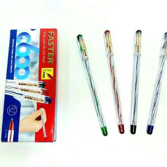 

TREND PRODUCT Pulpen Faster C6 CX 66 Asli 1 Lusin