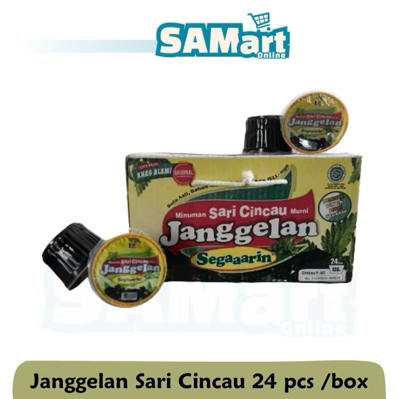 

Janggelan Minuman Sari Cincau Murni Janggelan ‘Segaaarin’ Oleh Oleh Khas Ponorogo Cup 120ml x 24 pcs (KARTON) [INSTAN SLEMAN]