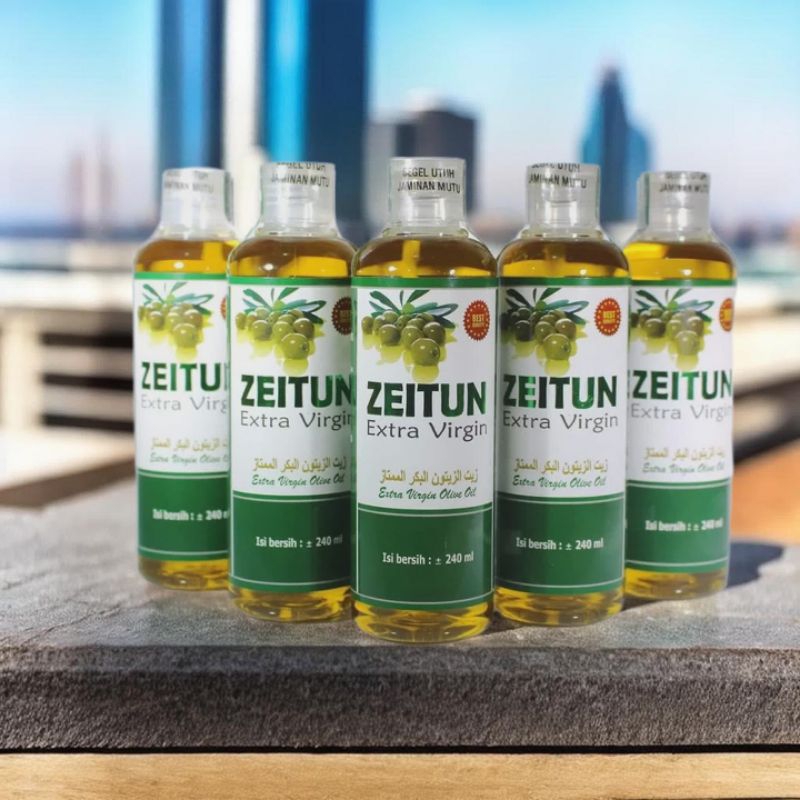 

Minyak Zaitun Extra Virgin Olive Oil Zeitun MISR 240 ml Asli Murni Ori