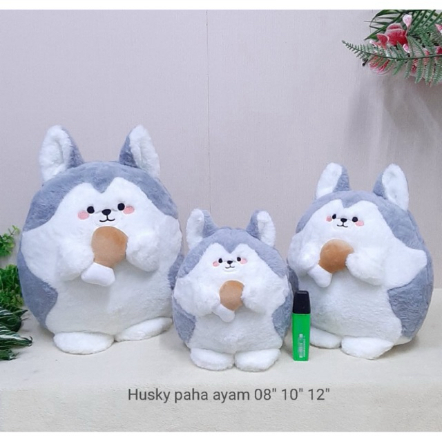 Boneka Husky Paha Ayam - Boneka Husky