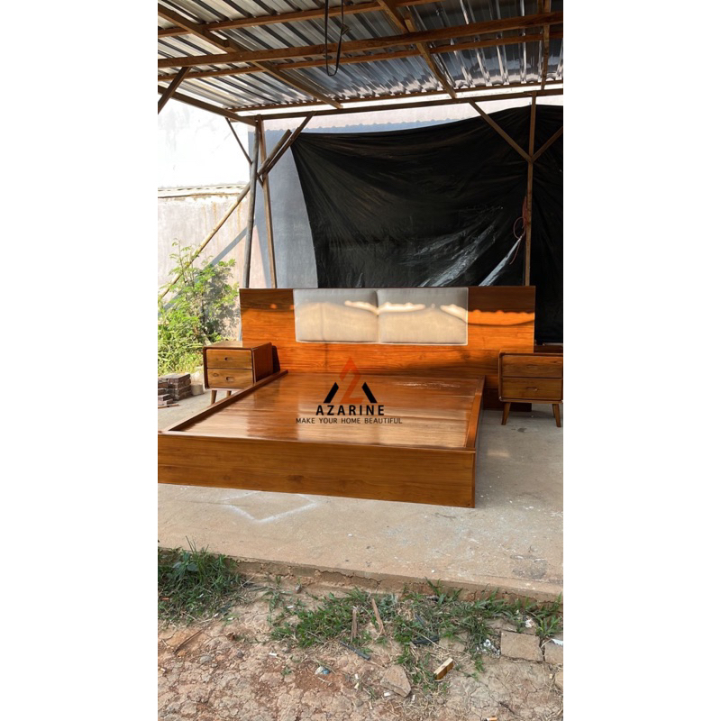 DIVAN JATI MINIMALIS UKURAN 160x200