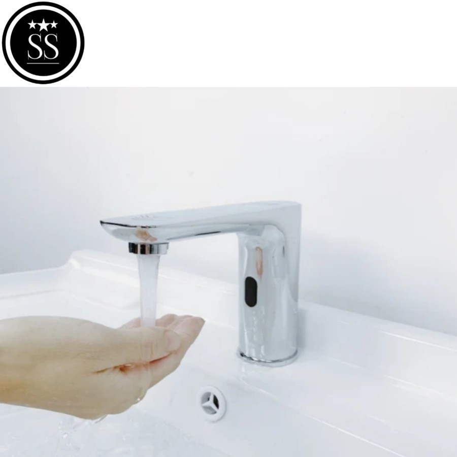 Keran Kran Wastafel sensor otomatis Tinggi 14.5 cm YT008