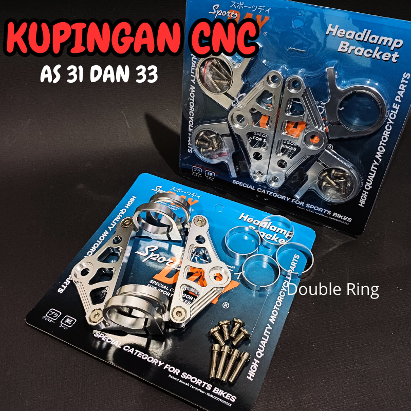 BREKET LAMPU CNC KUPINGAN PANGKON CNC AS 31 AS 33 PNP CB MEGAPRO TIGER  MOS