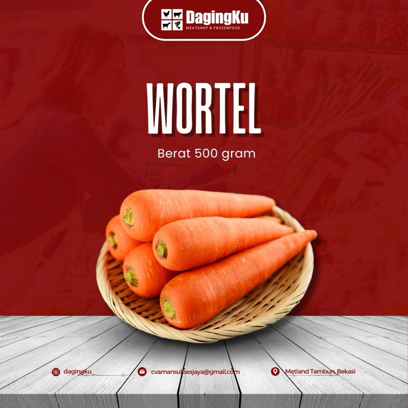

Wortel Import/Wortel Manis/Wortel Berastagi