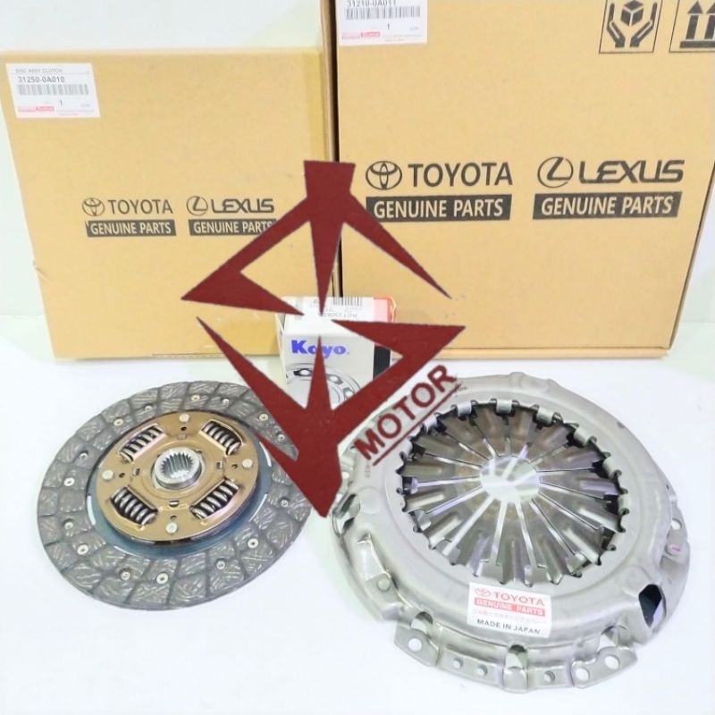 KOPLING SET MATAHARI KAMPAS DEKLAHAR TOYOTA VIOS GEN 1 2 3 ORI