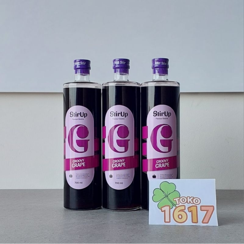 

Sirup Premium Stirup rasa Anggur / Groovy Grape