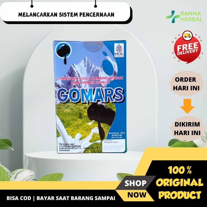 

Gomars - Susu Kambing Etawa Bubuk Rasa Original 200gr