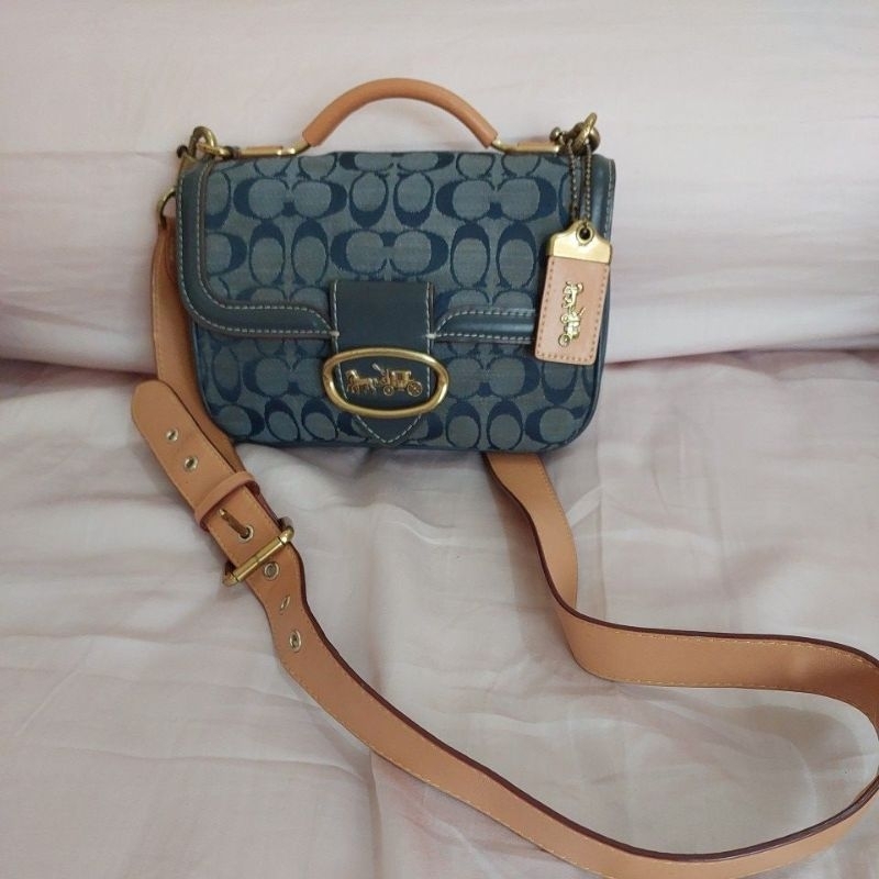 Tas Coach Riley Top Handle Preloved