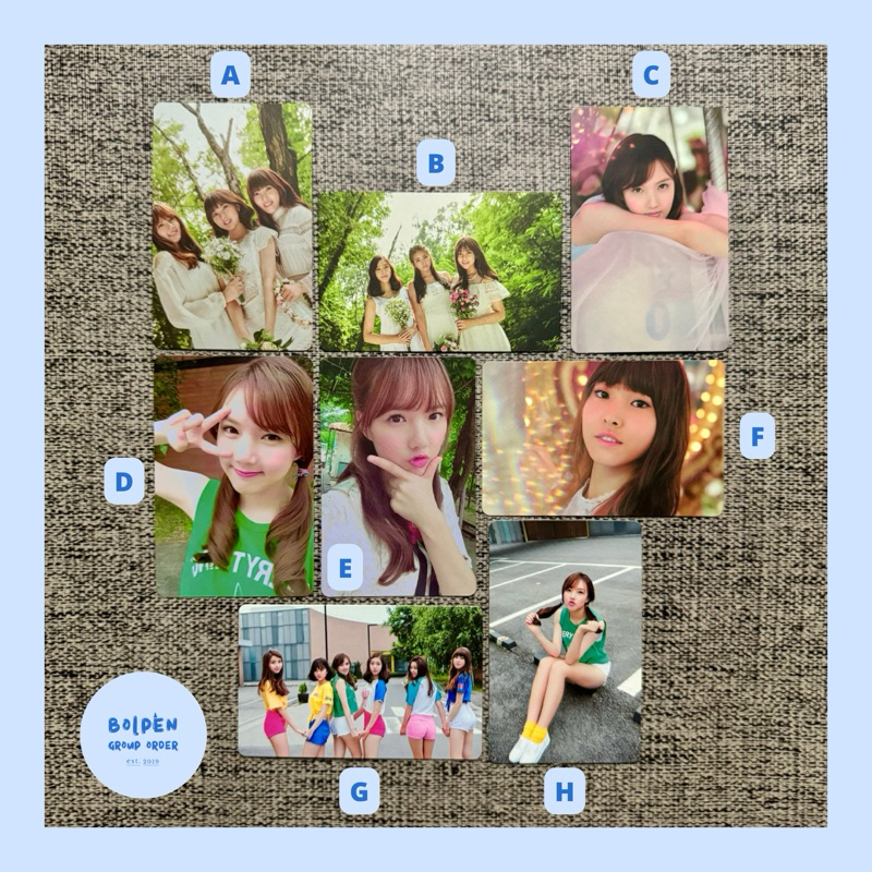 [READY STOCK] Photocard GFRIEND 1st Full Album LOL (Laughing Out Loud / Lots Of Love) Sowon Yerin Eu