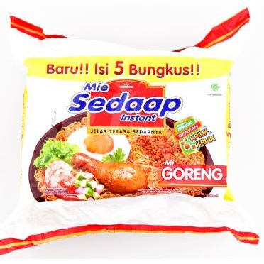 

Mie Sedaap Goreng Bawang Bag Isi 5 @ 90gr