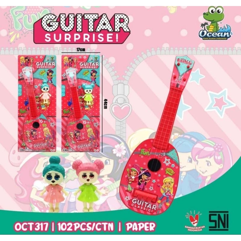 (LOL) MAINAN GITAR LOL GITAR CEWEK GITAR ANAK MAINAN MUSIC