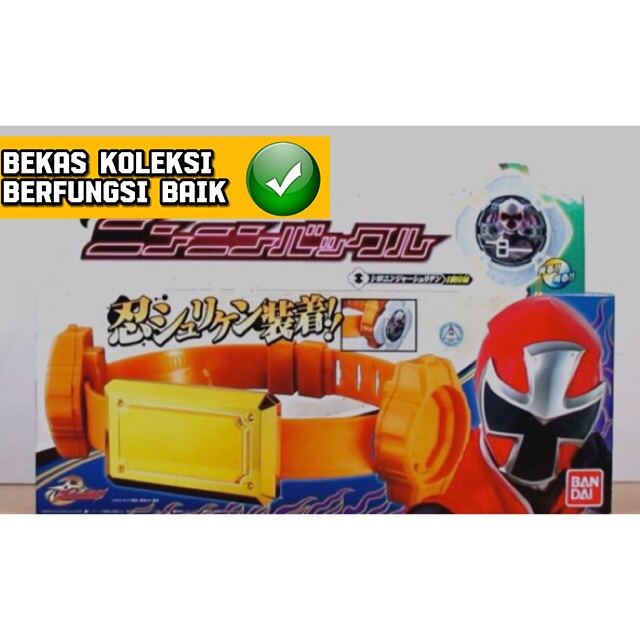 Dx Power Rangers Ninja Steel Sentai Ninninger Belt