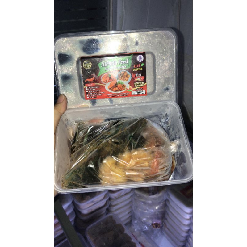 

Udang kerang saos padang