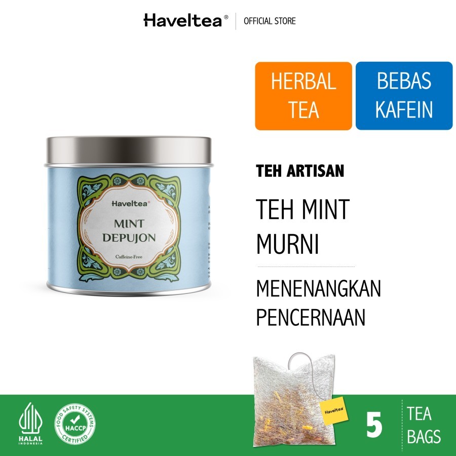 

MINT DEPUJON | Mini Tin | Haveltea | Teh Mint | Peppermint Tea