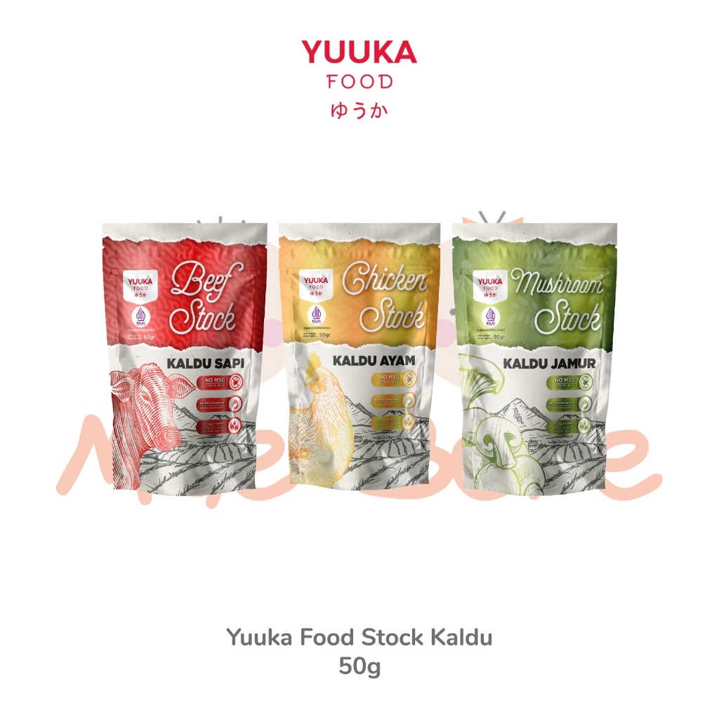 

Yuuka Food Stock Powder Kaldu Bubuk Non MSG 50g