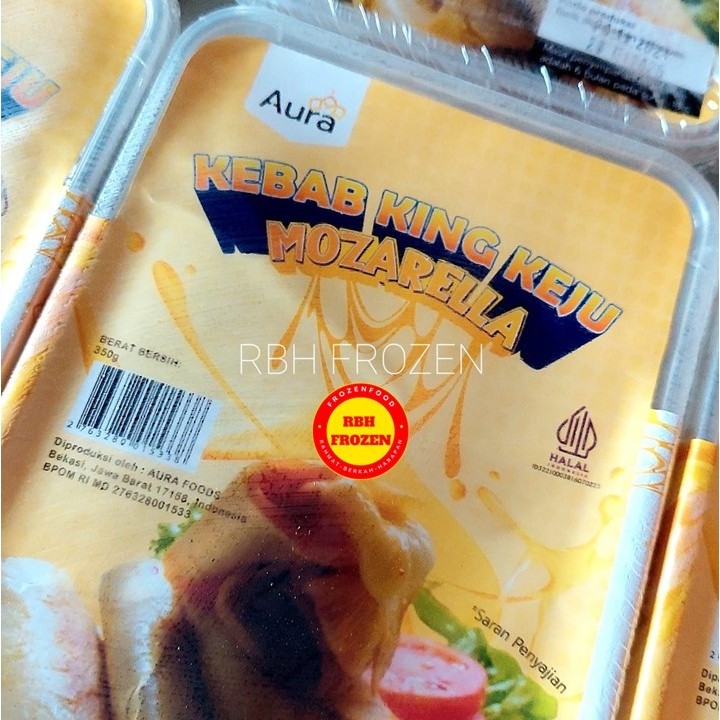 

Kebab King Aura Keju Mozarella Isi 8 Pcs