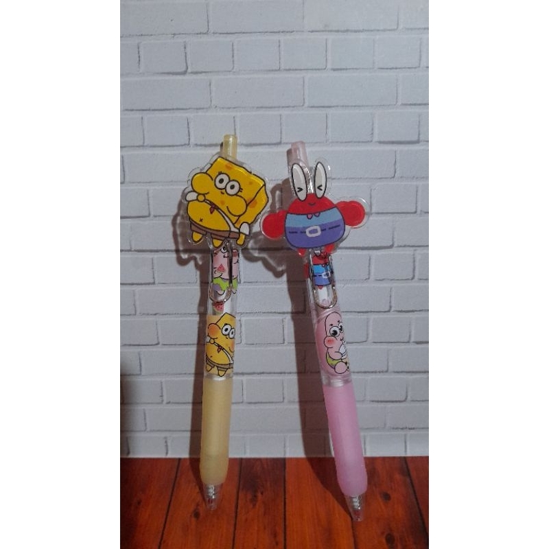 

pulpen acrilic spongebob