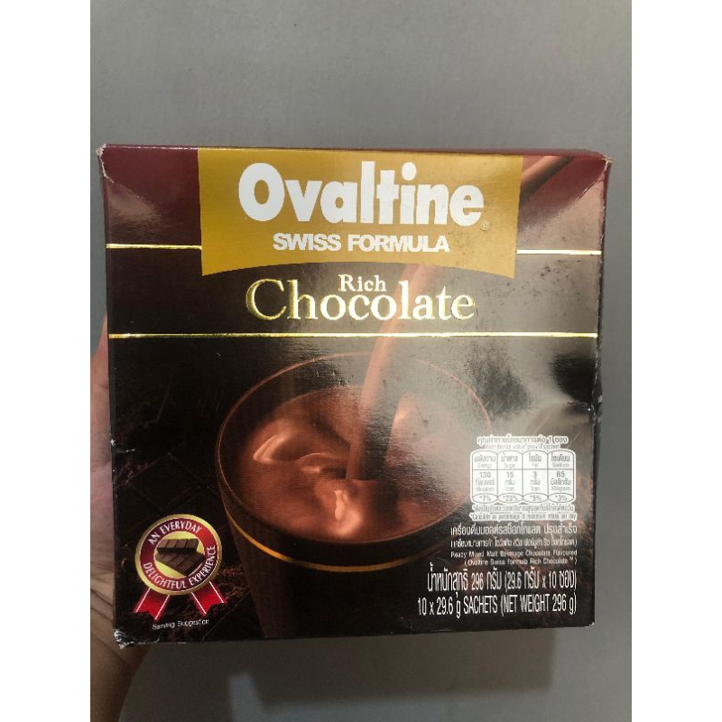 

OVALTINE SWISS FORMULA RICH CHOCOLATE MALT THAILAND