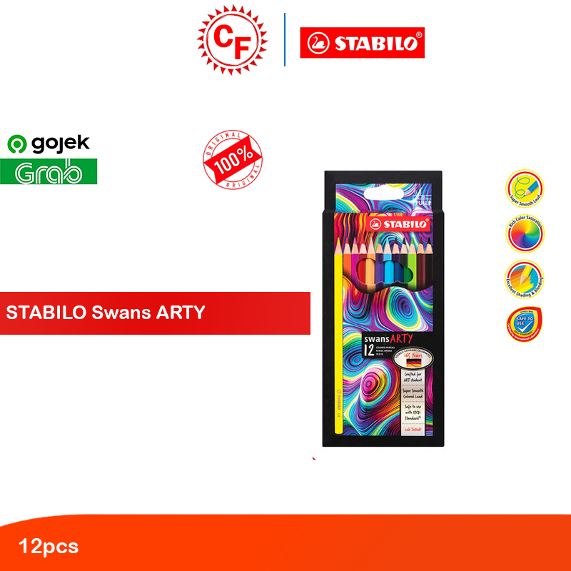 

Pensil Warna Stabilo Swans Arty isi 12 Sale