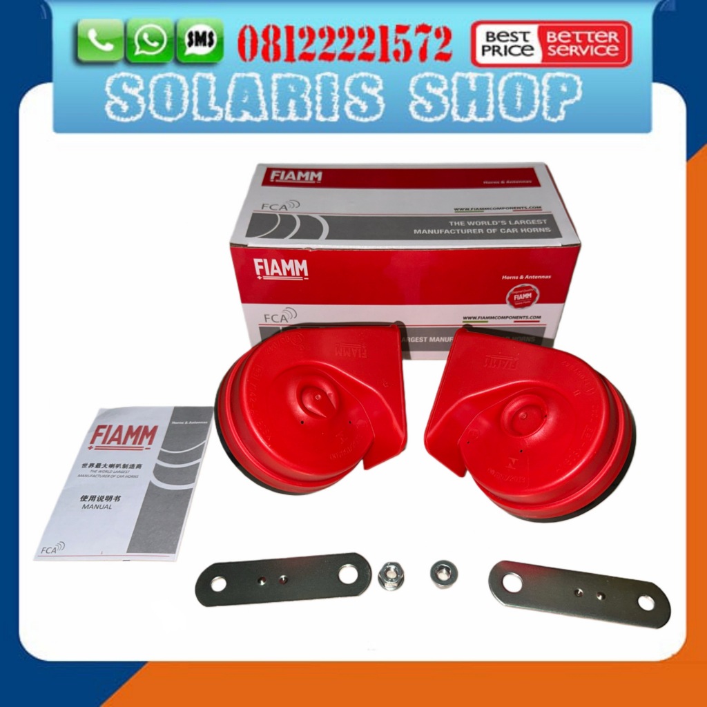 FIAMM Klakson Keong Mobil Motor 12V /Klakson Keong/Klakson Fiamm Italy 12v/Car Horn/Fiamm Horn