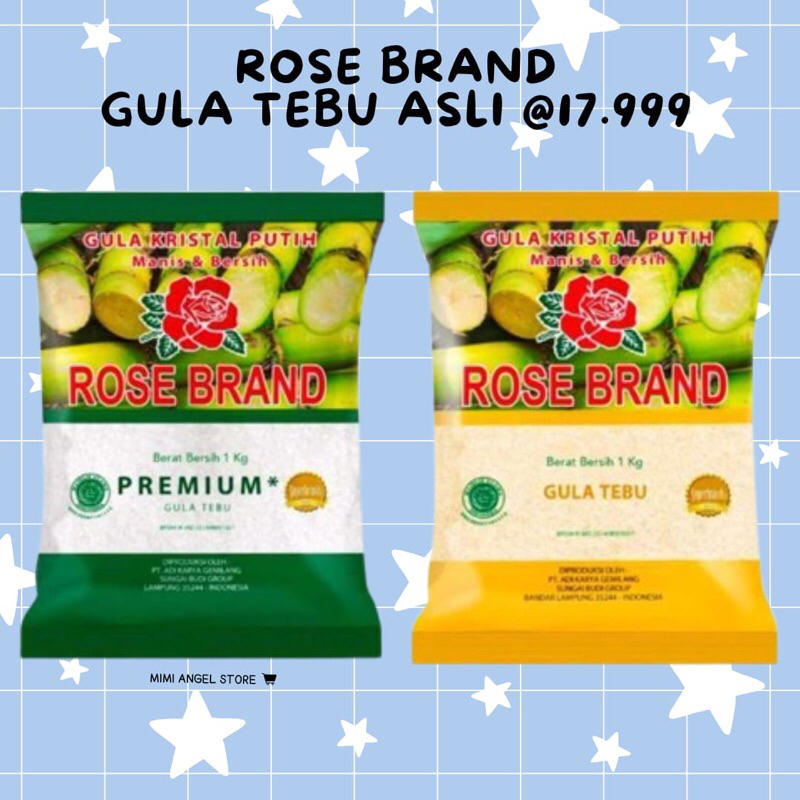 

Rose Brand Gula Tebu Asli, Gula Asli Berkualitas