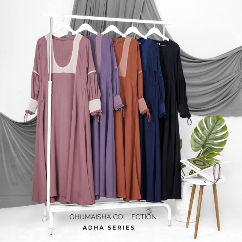 READY STOK | Gamis Syar'i ADHA Series By Ghumaisha Collection