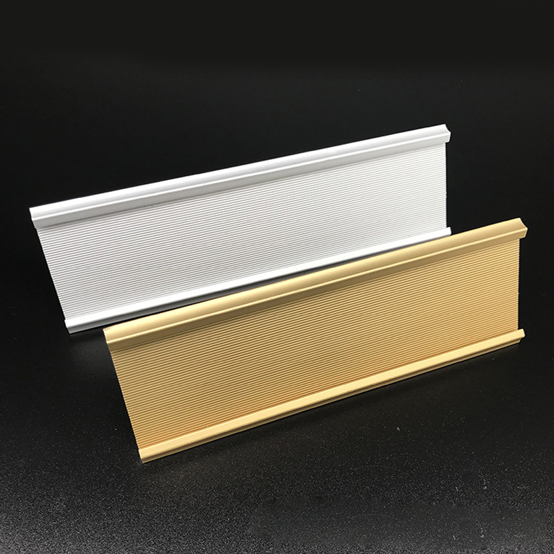 

Papan Nama Meja Aluminium 18*6cm / Table Name Card Holder