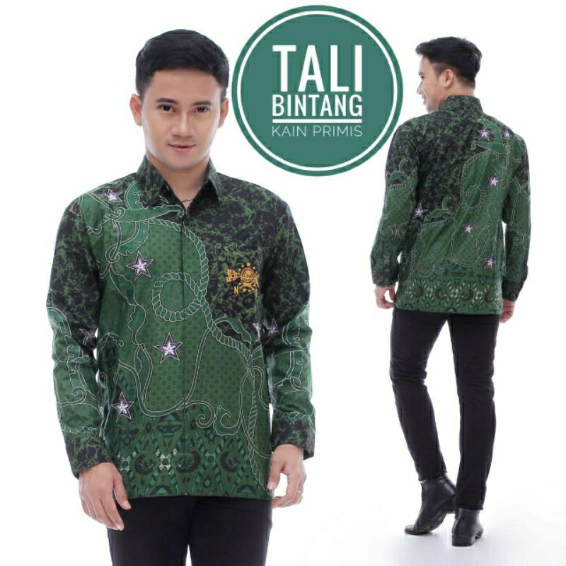 KEMEJA BATIK NU KEMEJA NU MOTIF TALI BINTANG