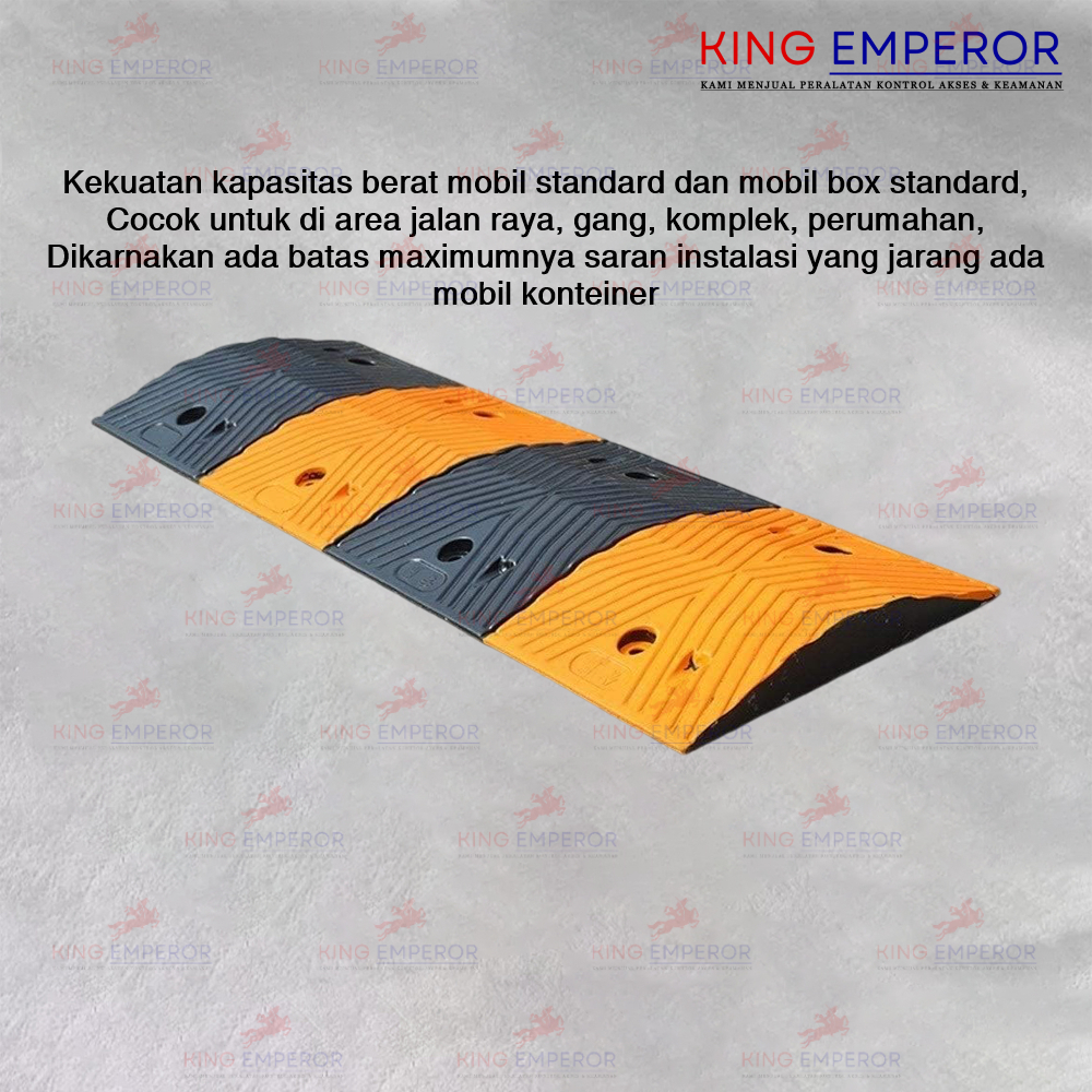 Rubber Speedbump 1M 5CM / Karet Polisi Tidur 1M 5CM