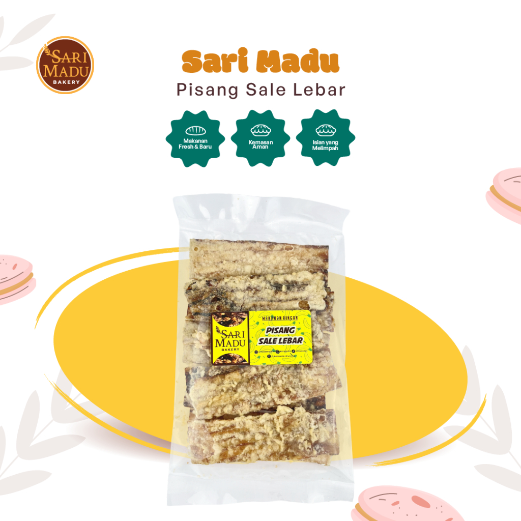 

Pisang Sale Kipas Cemilan Manis Legit 6 Bulan Penyimpanan 140 Gr By Sari Madu Bakery