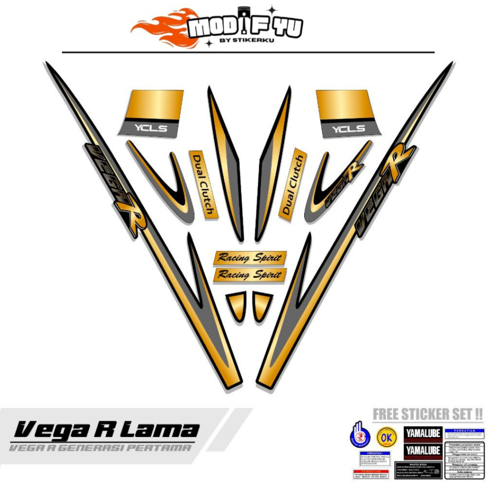 STRIPING VEGA R LAMA MOTIF M7 / STIKER VEGA R LAMA / STIPING VEGA R LAMA / SETIKER VEGA R LAMA / LIS