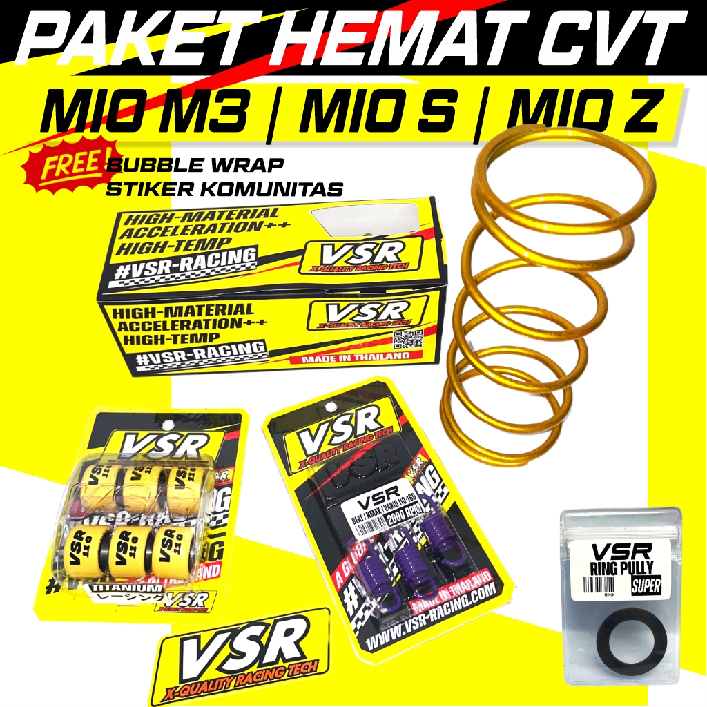 Paket Hemat Upgrade CVT Mio M3 Paket Kirian Soul GT 125 Xride 125 Mio Z