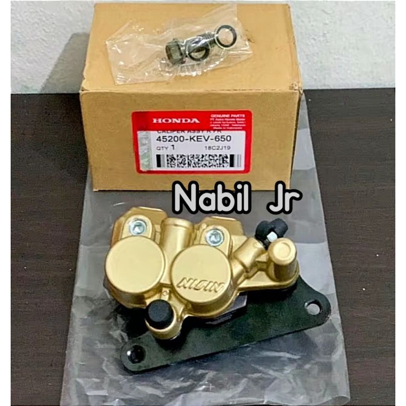 KALIPER PALA BABI KEV CAKRAM DEPAN HONDA SUPRA X LAMA SUPRA FIT OLD/NEW REVO 100 RAMPING LAMA ORI