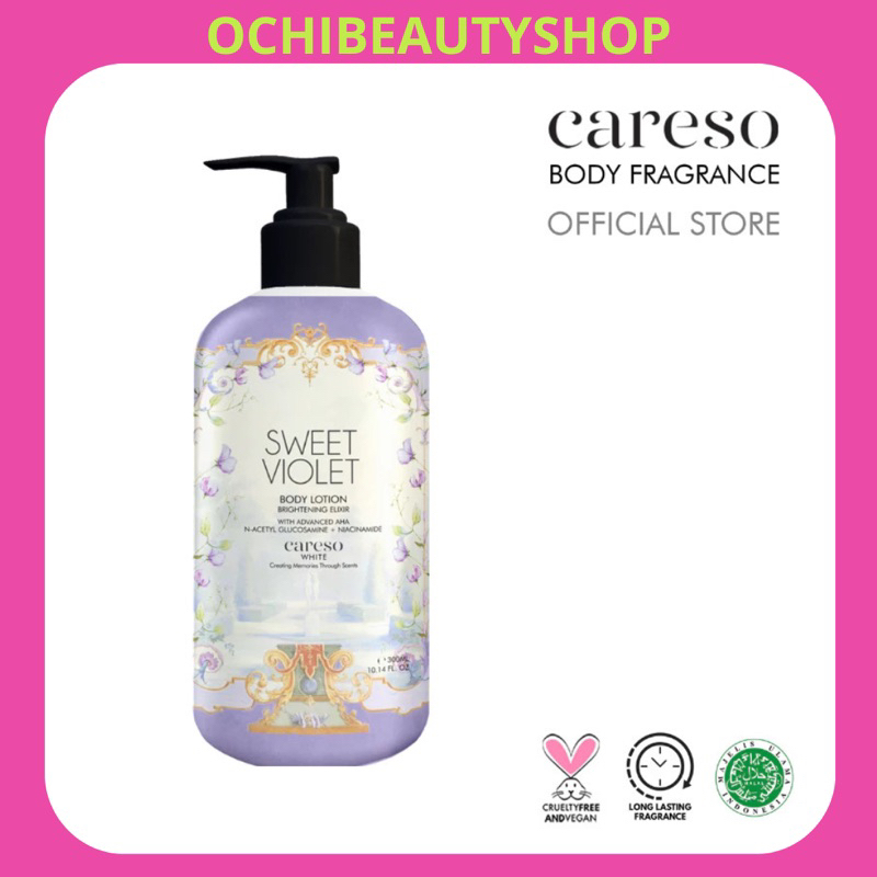 CARESO SWEET VIOLET BODY LOTION 300ml | CARESO BODY LOTION | BODY LOTION CARESO