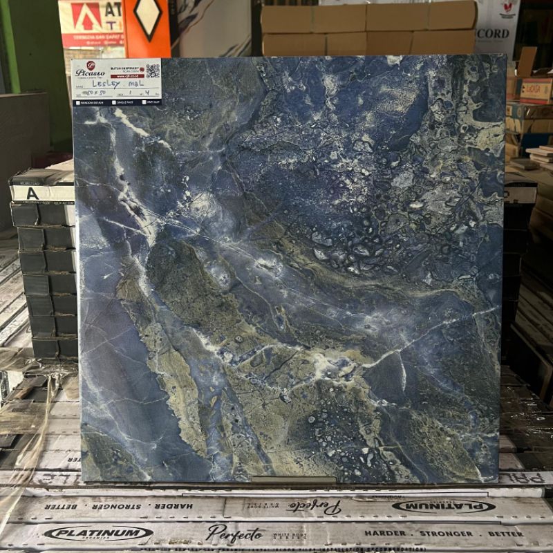 Keramik Lantai 50x50 Lesley Mbl | Glossy | Picasso