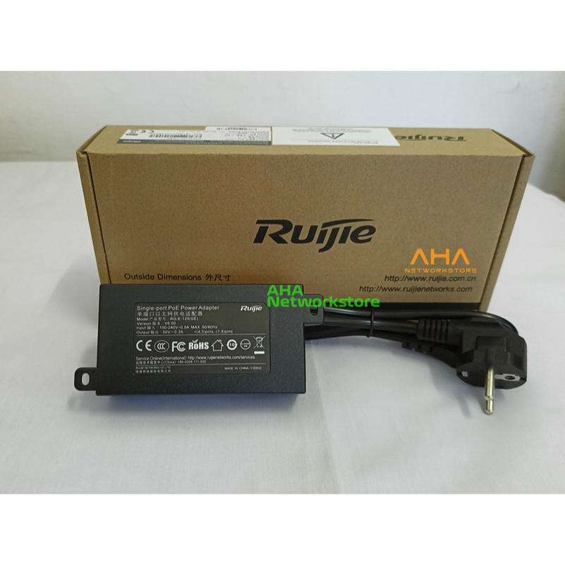 Ruijie E120 GE Ruijie RG-E-120 GE Adaptor POE Ruijie E120 GE Ruijie Adaptor POE RG 120GE Ruijie Reye