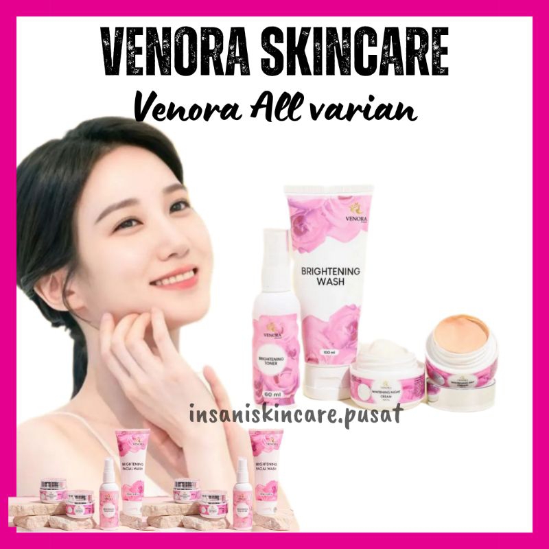 [BISA COD] VENORA SKINCARE PAKET WHITENING PAKET FLEK DAN PAKET NORMAL READY STOK BERGARANSI