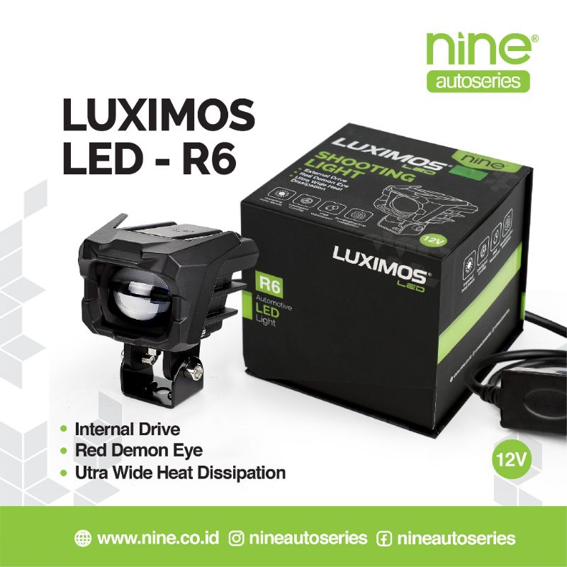 NINE LUXIMOS SHOOTING LIGHT R6 DEVIL EYE 2 WARNA
