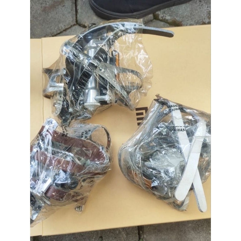 Pedal Toeclip Doublegate VP Components - Strap Putih