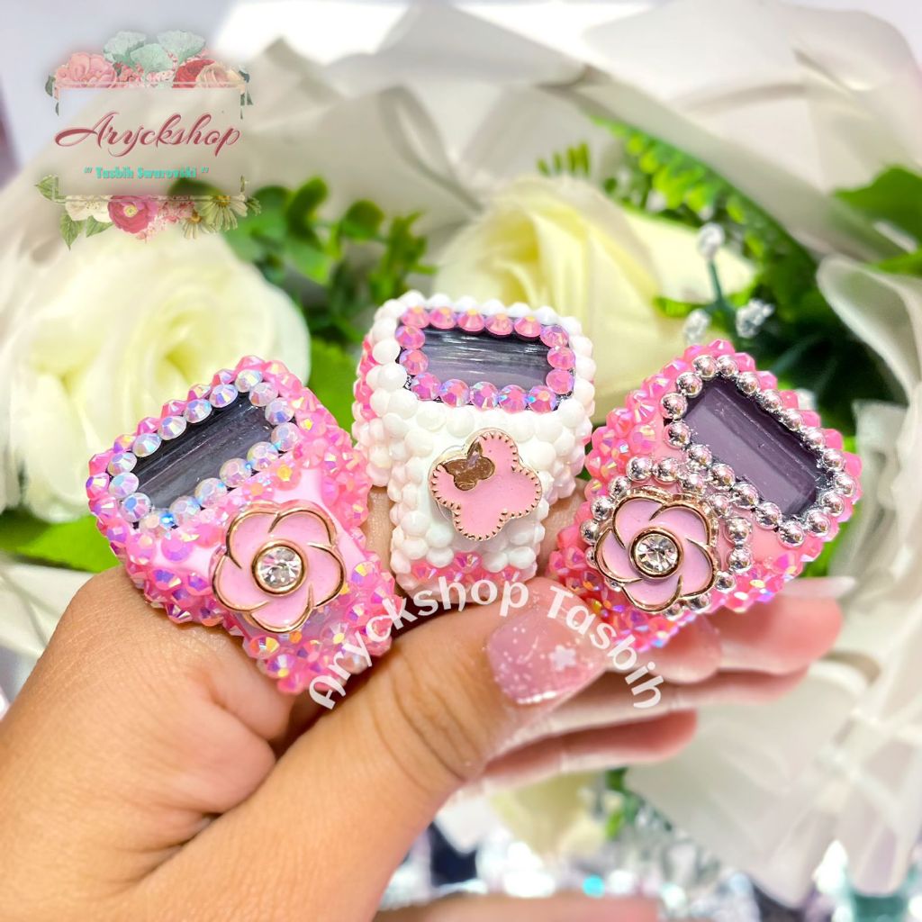 Tasbih Digital Led Mini Blink Variasi Tombol Cantik | Tasbih Digital Blink Swarovsky