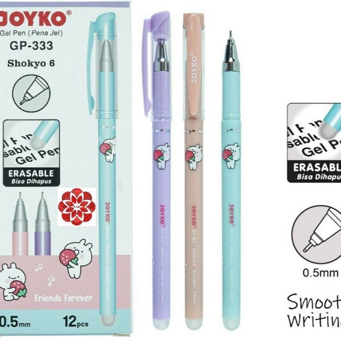 

STOK TERBARU Pulpen Bisa dihapus GP333 Shoyko6 12pcs