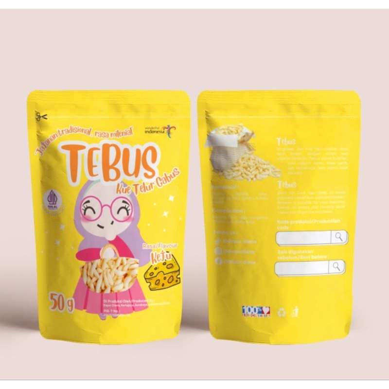 

TEBUS KEJU / Widaran / Bidaran / Kue Telur Gabus Rasa Keju