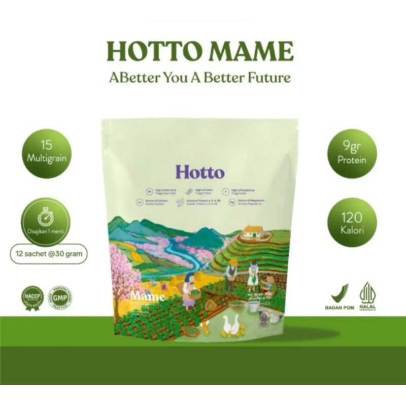 

READY !! [GARANSI 100% ORIGINAL] HOTTO MAME MULTIGRAIN 1 POUCH = 12 SACHET DIJAMIN 100% ORIGINAL. EXP 2026