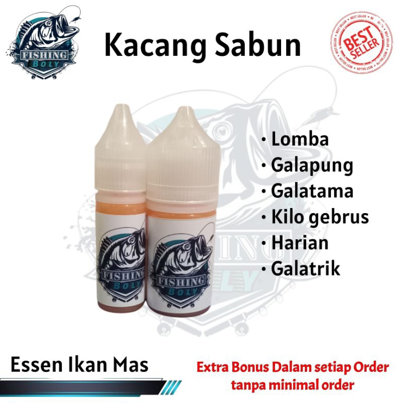 BOLY Essen ikan mas KACANG SABUN di jamin jos