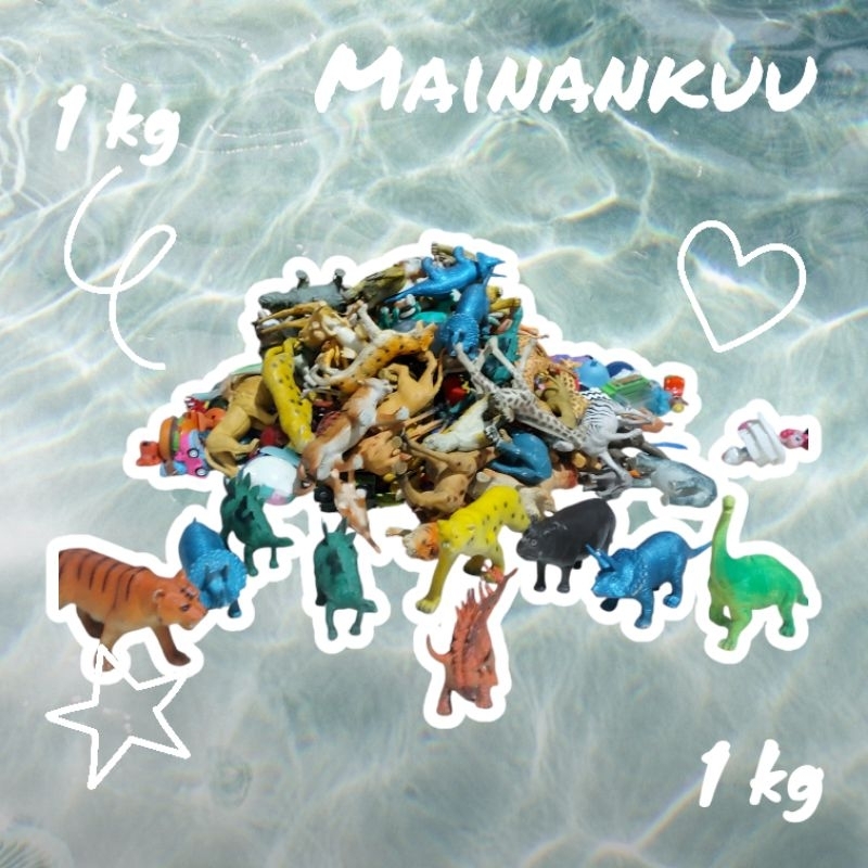 MAINAN HEWAN KARET KILOAN PALING MURAH SEINDONESIA MURAH BANGET